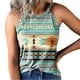 thumbnail image 2 of Camiseta sin mangas con cuello halter, camiseta sin mangas con cuello halter, camiseta sin mangas con cuello redondo, camiseta sin mangas estampada, diseño de primera clase, 2 of 6