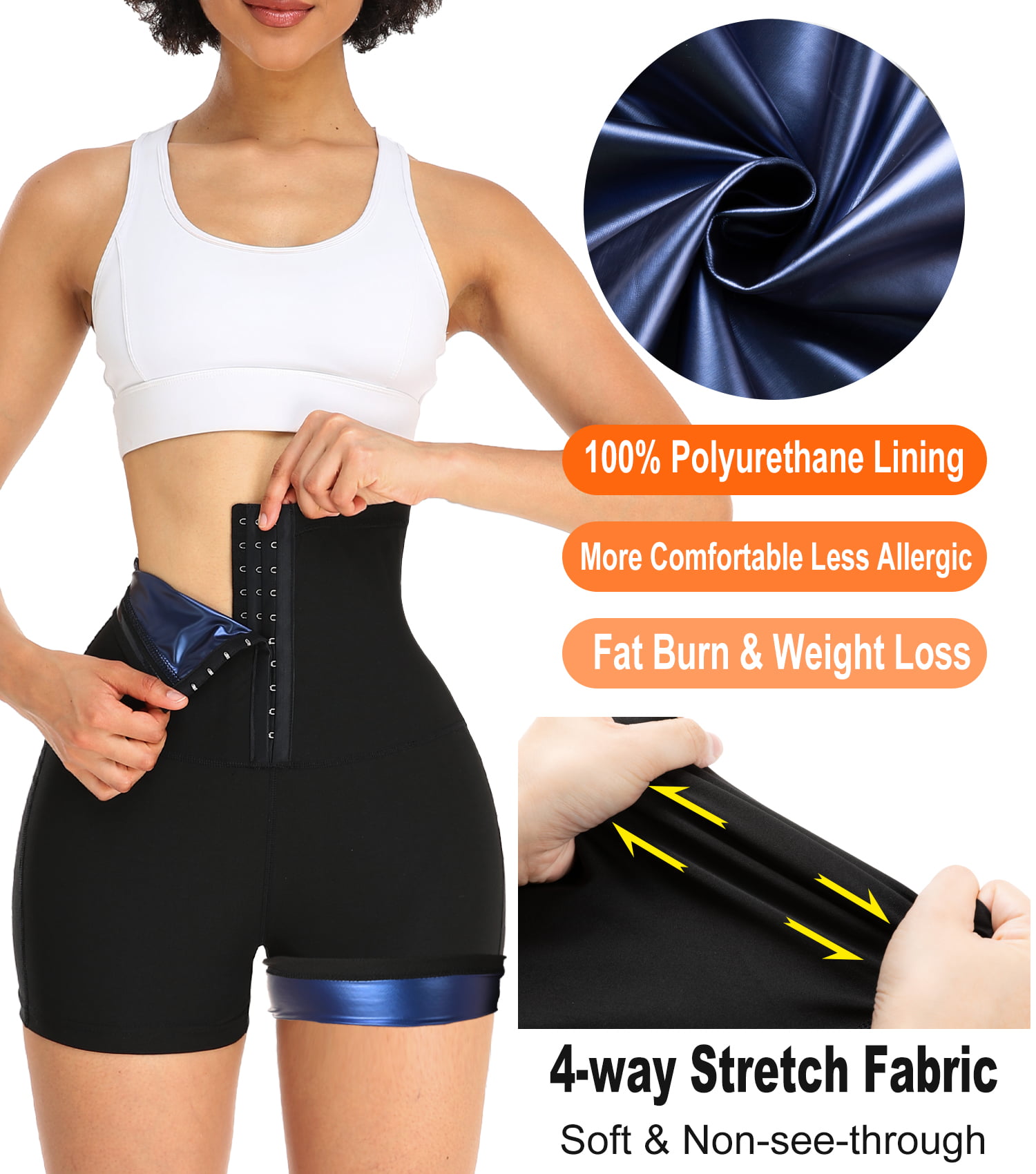 Womens Sweat Sauna Pants For Body Shaping, Weight Loss, And Fitness  Workouts Tummy Hot Thermo Leggings With Waist Trimmer Faja Y220311 From  Mengqiqi04, $9.73