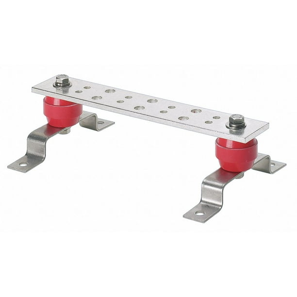 Panduit Busbar,Copper,Grounding Bar L 10in GB2B0304TPI1