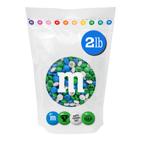 M&M'S Father's Day Milk Chocolate Candy, 2 lb Resealable Bulk Candy Bag