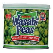 Hapi Snacks Hot Wasabi Peas Wasabi Coated Green Peas, 4.9 OZ