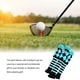 thumbnail image 3 of Advancent Paquete de 3 fundas de cabeza de manga tejida para palos de Golf, decoración portátil con números, fundas protectoras para ejercicio Golf Azul negro, 3 of 6