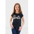 thumbnail image 2 of Barbie Big Girls Metallic Print Pullover T-Shirt Toddler to Big Kid, 2 of 5