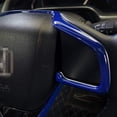 thumbnail image 2 of 3pcs Car Steering Wheel Frame Cover Trim Stickers Decorative Decals Interior Parts Compatible For10th, 2 of 9