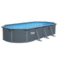 thumbnail image 5 of Bestway Hydrium 24' x 12' x 52" Steel Side Wall Above Ground Pool w/ Sand Pump & Accessories, 5 of 9