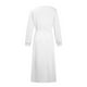 thumbnail image 5 of Vestido a media pantorrilla de manga larga con abertura en la cadera y bolso plisado con cuello en V de Color sólido de otoño e invierno para mujer Fridja  yut6047, 5 of 8