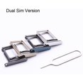 thumbnail image 2 of Dual SIM Card Tray Compatible with iPhone 12 Pro 6.1 inch / 12 Pro Max 6.7 inch Black with 2 Removal Eject Tools (Dual Version, Black), 2 of 5
