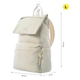 thumbnail image 2 of Totto Mochila Grande Porta Laptop 17 Con Bolsillo Secreto | Escuela - Oficina - Viaje | 17.76 L Amba gris M, 2 of 12