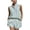 Light Blue, variant on Clossjun Striped Two Piece Set for Women Spring Summer Casual V Neck Button Sleeveless Top Elastic Waist Shorts Sets
