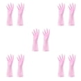 thumbnail image 3 of Injueey 2 uds guantes de limpieza antideslizantes mitones universales accesorio de para el hogar al aire libre Unisex ligero cocina rosa Type2 NO2, 3 of 6
