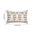 thumbnail image 2 of Djunllk Pillow Covers 19.6x11.8, Embroidered Cute Rabbit Spring Farmhouse Style Decorative Pillowcases, 2 of 6