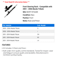 thumbnail image 2 of Front Steering Rack - Compatible with 2001 - 2006 Mazda Tribute 2002 2003 2004 2005, 2 of 2