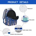 thumbnail image 4 of Spiritual Cosmic Night Student Backpack Waterproof Scratch-Resistant School Bag with Gothic Astrology and Starry Print, Adjustable Straps, Comfortable for Daily Commuting, 4 of 6