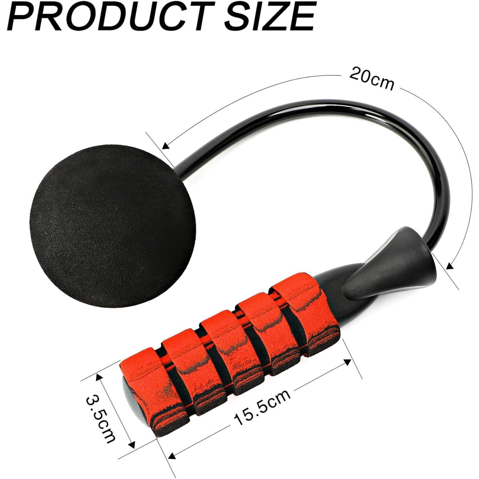 Cordless Jump Rope with Weighted Balls, Tangle-Free Ropeless Skipping Rope for Home Gym, Includes 6 Sweatbands