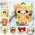 thumbnail image 2 of Ropa de muñeca de estrella de moda, Sudadera con capucha de Color de dibujos animados, capa de calabaza, muñecas de peluche de algodón, juguetes de Casa DIY, accesorios para muñecas, nuevo, 2 of 5