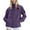 #005-Purple, variant on Women's Men's Lightweight Hooded Raincoat Waterproof Packable Active Outdoor Rain Jacket (S-3XL)