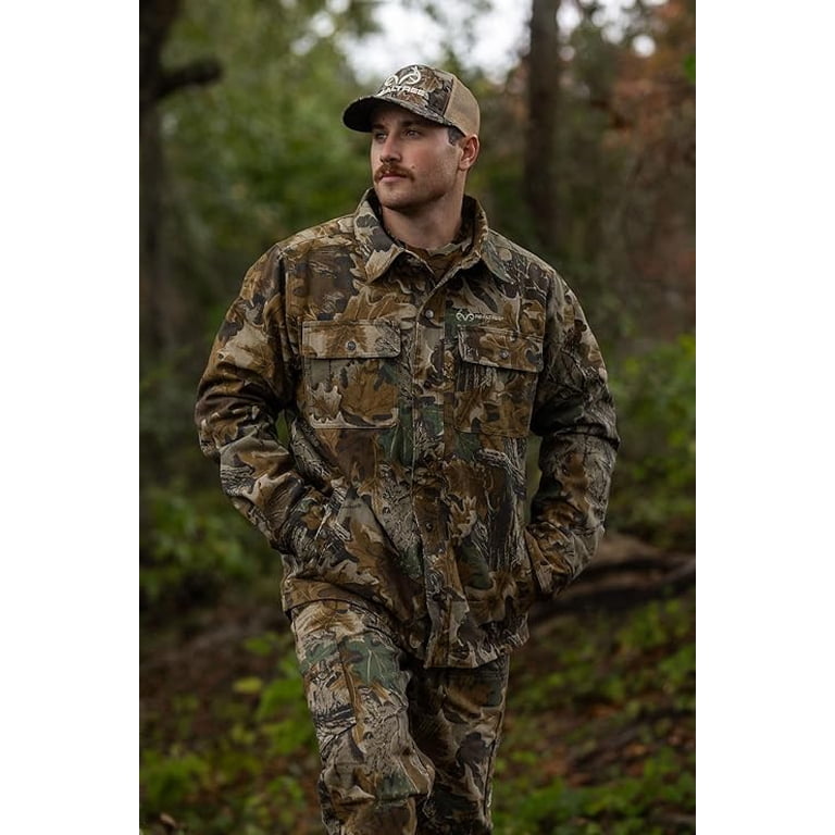 Realtree Men's Camo Farmhand Insulated Canvas Duck Work Hunting