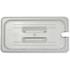 Cold Pan Cover - Cold Food Pan Notched Cover With Handle Third Size