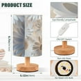 thumbnail image 3 of Flowers Daisy Bedside Table Lamp LED Warm Lights with USB Charging Port Retro Cylinder Desk Lamps, 3 of 7