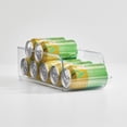 thumbnail image 2 of iDesign Soda Can Dispenser for Fridge or Pantry, Set of 3, Clear, Made in USA, 2 of 8