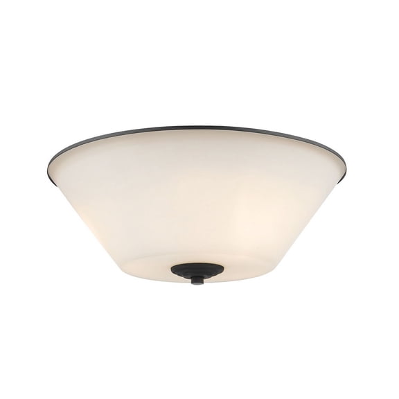 3 Light Flush Mount 432F3-BRZ