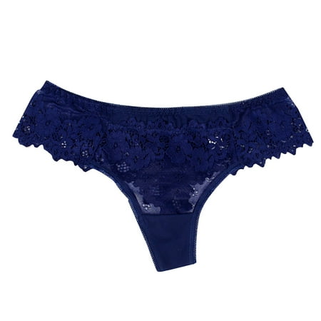 

Womens Lingerie Set Comfortable Lace Thong Low Waist Cotton Crotch Underwear