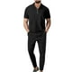 thumbnail image 1 of Camisas de Manga Corta para Hombres Turndown Collar 2 Piezas con Pantalones, Casual Hogar Y Uso Diario, Conjuntos Cortos para Hombres, 1 of 4