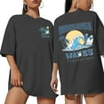 thumbnail image 2 of TINZ T-Shirt à Manches Longues Imprimé d'Été pour Femmes, Col Rond, Compression, Coupe Ample, Pack de T-Shirts à Manches Courtes pour Femmes, 2 of 5