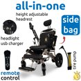 thumbnail image 4 of MAJESTIC IQ-8000 New Remote & Joystick Controlled Mobility Aid Lightweight Foldable Electric Wheelchair, 4 of 6