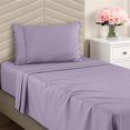 thumbnail image 1 of Juego de sábanas dobles Utopia Bedding de microfibra cepillada color lavanda, 1 of 5