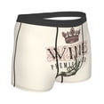 thumbnail image 3 of Kll Wine Men'S Cotton Boxer Briefs Underwear-Small, 3 of 9