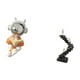 thumbnail image 5 of Escultura Abstracta De Resina De Un Astronauta Pensador En Escalera. Estatua Decorativa Para Decorar Pasteles, Estanterías, Chimeneas, Centros De Mesa Y Más., 5 of 8