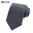 thumbnail image 5 of Fvsianol Necktie Business Tie Men Business Tie Lightweight Multipurpose Adjustable Plaid Print Decorative Gentleman Tie, 5 of 9