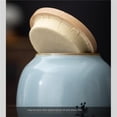 thumbnail image 3 of SHAOSZC Realza el estilo y la funcionalidad de tu cocina con este elegante y versátil trío de tarros de té de cerámica sellados para despensa. Ideales para almacenar alimentos a granel en espacios, 3 of 7