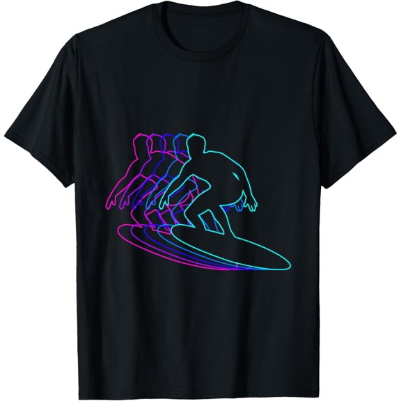 Surfing Surfer Gift Clothes For Boys Youth Men Kids Teens T-Shirt men and women can wear, black, white, gifts