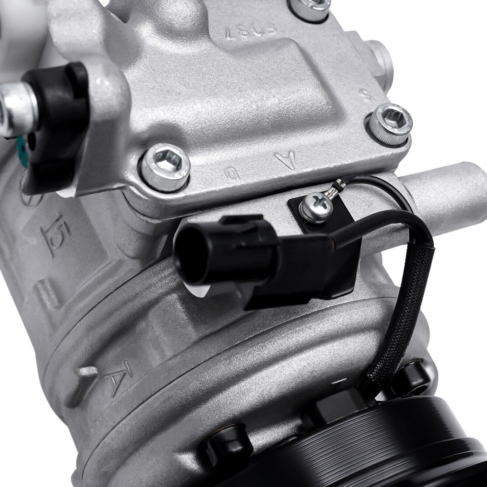 Miumaeov A/C AC Compressor with Clutch for Hyundai Tucson 2005-2006 Kia Spectra 2004-2006 Kia Sportage 2005-2007