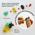 thumbnail image 2 of BAZIC 3D Erasers, Food Mini Pencil Eraser (4/Pack), for Bulk Party Favors, Prizes, 24-Packs, 2 of 9
