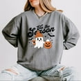 thumbnail image 5 of Tis The Season Ghost Retro - Women's Lightweight Garment Dyed Sweatshirt, 5 of 10