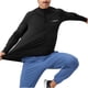 thumbnail image 5 of pstuiky camisas de manga larga para hombre, Blusa informal de manga larga con cuello vuelto y cremallera de color liso para hombre Tops de talla grande para hombre l, 5 of 5