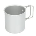 thumbnail image 3 of Taza para acampar, taza de agua para Picnic de alta resistencia, ultraligera, segura, de óxido de aluminio, con mango plegable para bebidas al aire libre, 3 of 5