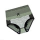 thumbnail image 3 of Ropa interior de mujer Abdomen Braguitas breves elásticas Calzoncillos de entrepierna sin costuras de cintura alta, Verde, M kenally  AP000977-04, 3 of 7