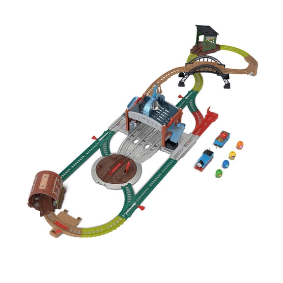 Pista de Juguete Mattel Thomas & Friends Motorizada ¡Entrega los Barriles!