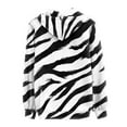 thumbnail image 4 of Suhoaziia Graphic Zip Up Hoodies Y2K Novelty Zebra Stripes Graphic Print Tops Fall Loose Casual Long Sleeve Outdoor Activities Outfits with Pocket Size M, 4 of 6