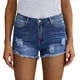 thumbnail image 5 of Pantalones Cortos Casuales Rasgados, Elegantes Pantalones Cortos De Mezclilla Con Dobladillo Deshilachado Lavable Con Cierre De Cremallera Para Actividades Al Aire Libre ANGGREK GF1711, 5 of 6