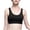 Black, variant on Womens Sports Bras Large Size Beautiful Back Yoga Vest Fitness Running Sexy Underwear Composite Fabric One-piece Sports Bra Wireless Bras for Women Black 3XL