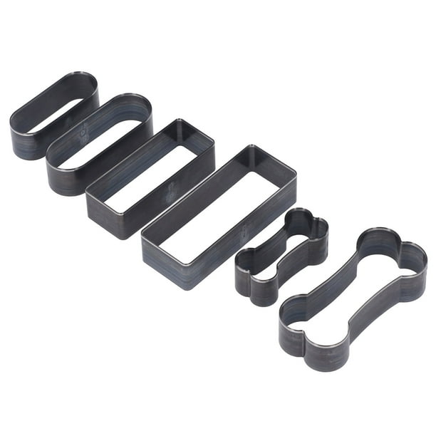 Troquel de corte de cuero, juego de troqueles de corte de 6 piezas Troquel de corte ovalado Troquel de corte rectangular Estándares líderes en la industria