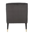 thumbnail image 5 of SAFAVIEH Mara Mid-Century Retro Tufted Accent Chair, Shale, 5 of 11