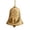 Khaki, variant on Metal Bell Ornament, 2D Commemorative Hanging Metal Decor with Blessing Words, Wall Hanging Christmas Tree Home Decorationfor Holidays, Car Interior, Collectors Gift