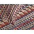 thumbnail image 4 of Ambesonne Ikat Quilted Bedspread Set 3 Pcs, Indigenous Pattern, Queen Size, Vermilion Orange Seafoam, 4 of 5