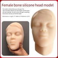 thumbnail image 3 of Modelo de Cabeza de Silicona con Micromoldeado, Simulación de Inyección , Almohadilla de Piel con Sutura, Modelo de Mujer Maniquí, 3 of 5